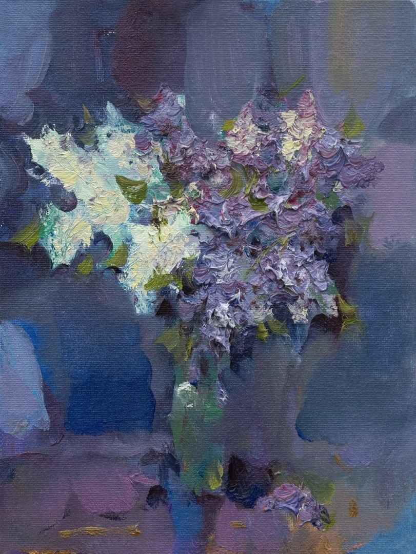 Сирень. Художник Александр Каверин