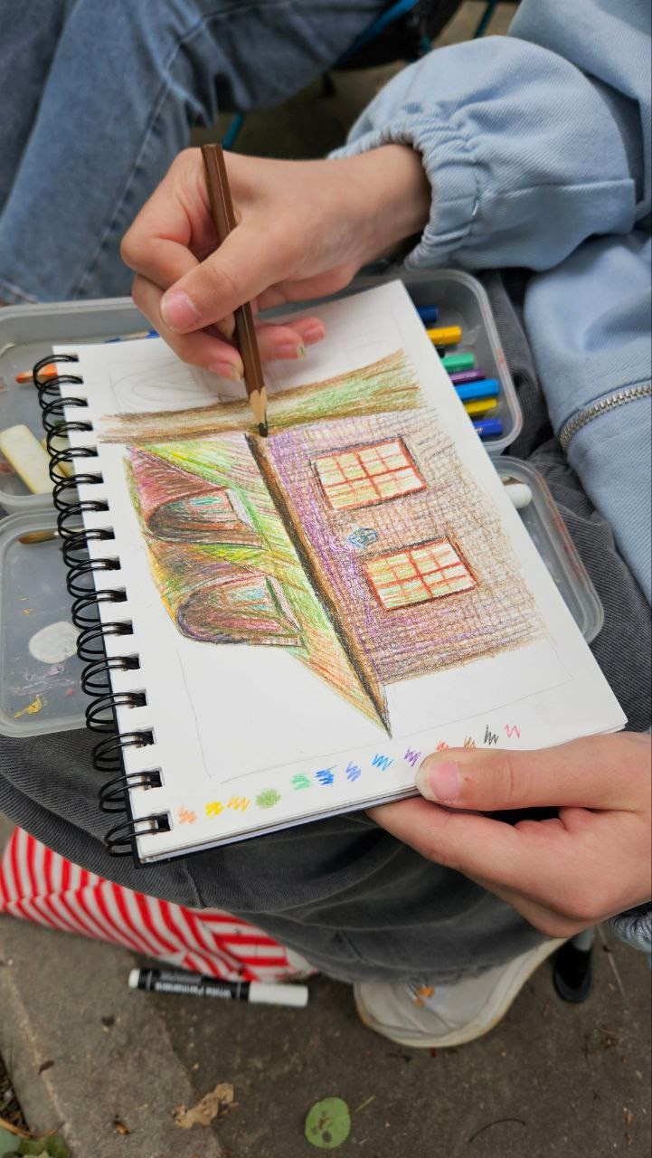 Пленэр в Бутовском лесу. Изостудия «Мы рисуем!» ♥ Южное Бутово, Москва