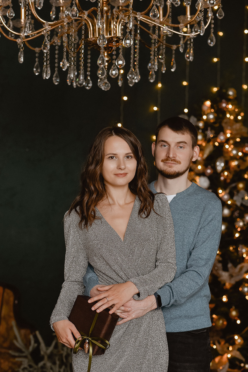 Новогодняя фотосессия в фотостудии. Свадебный и семейный фотограф в Ростове-на-Дону Елена Сторожок