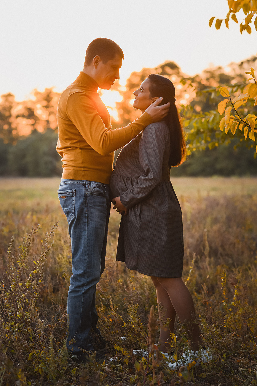 Фотосессия беременности осенью в лесу. Свадебный и семейный фотограф в Ростове-на-Дону Елена Сторожок