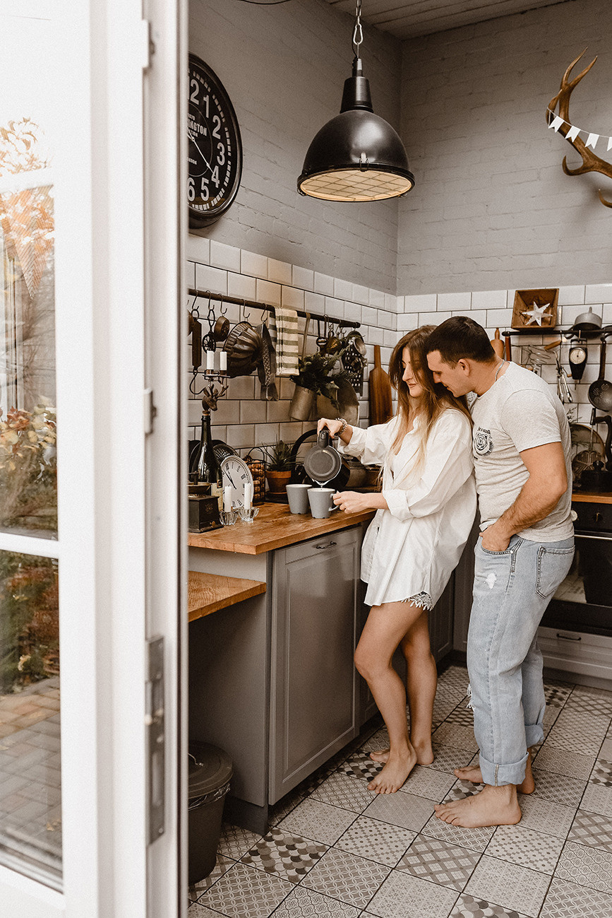 Майя и Женя. История любви на кухне. Свадебный и семейный фотограф в Ростове-на-Дону Елена Сторожок
