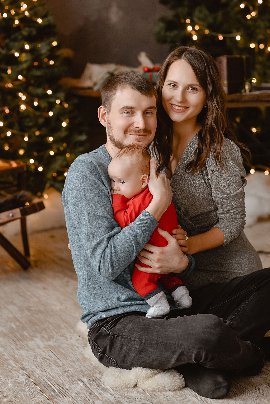 Новогодняя фотосессия в фотостудии. Свадебный и семейный фотограф в Ростове-на-Дону Елена Сторожок