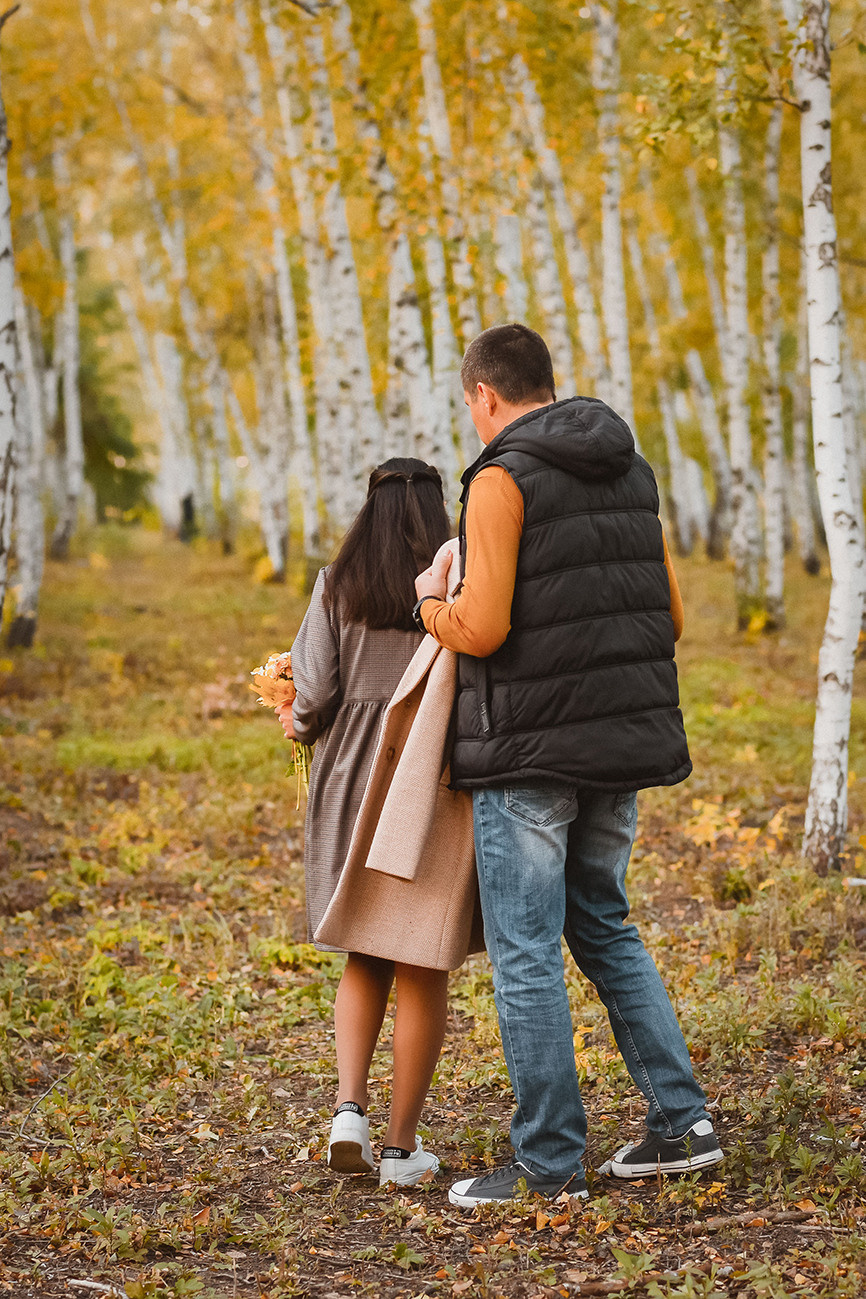 Фотосессия беременности осенью в лесу. Свадебный и семейный фотограф в Ростове-на-Дону Елена Сторожок