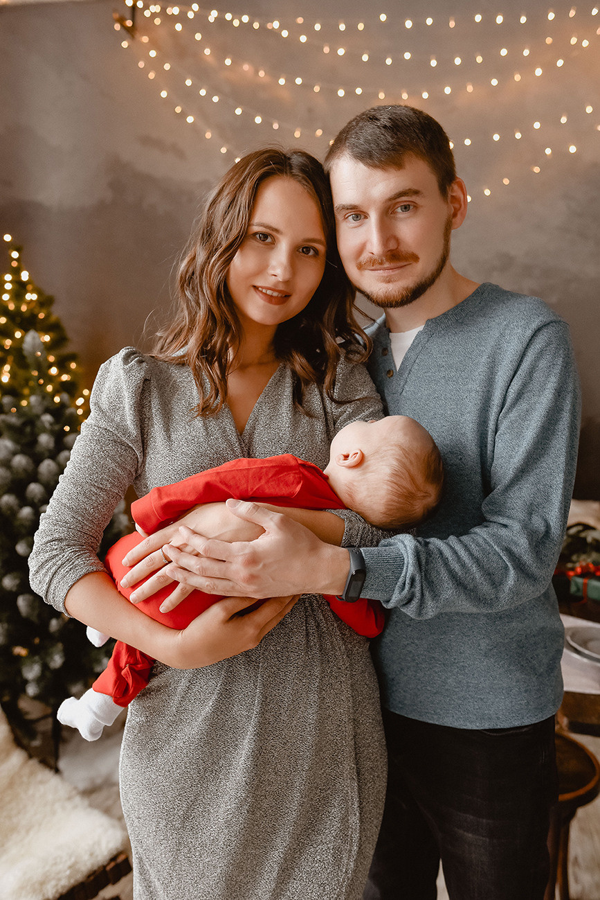 Новогодняя фотосессия в фотостудии. Свадебный и семейный фотограф в Ростове-на-Дону Елена Сторожок