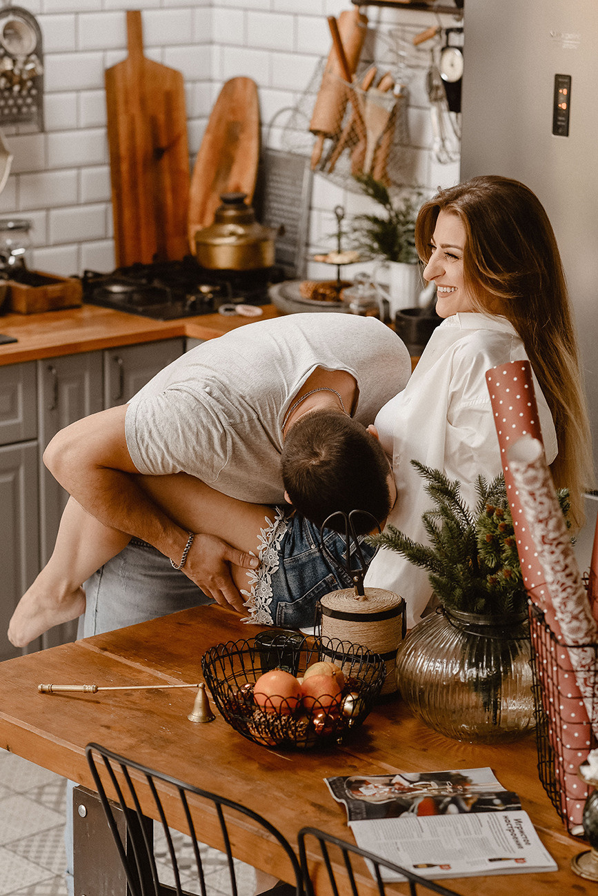 Майя и Женя. История любви на кухне. Свадебный и семейный фотограф в Ростове-на-Дону Елена Сторожок