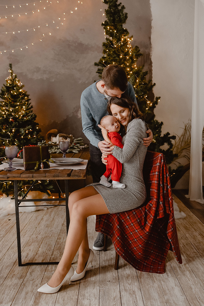 Новогодняя фотосессия в фотостудии. Свадебный и семейный фотограф в Ростове-на-Дону Елена Сторожок