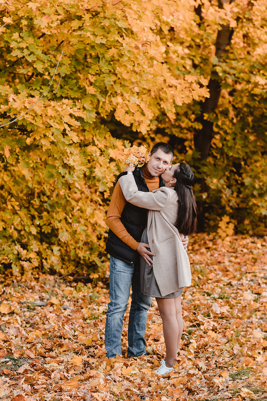 Фотосессия беременности осенью в лесу. Свадебный и семейный фотограф в Ростове-на-Дону Елена Сторожок