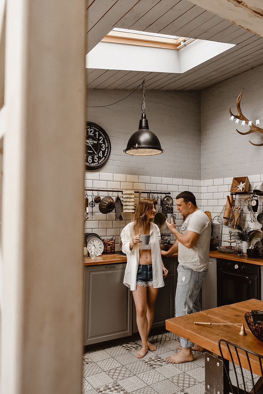 Майя и Женя. История любви на кухне. Свадебный и семейный фотограф в Ростове-на-Дону Елена Сторожок