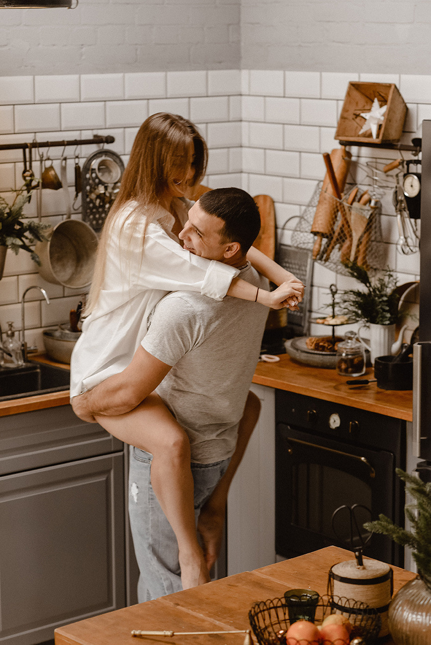 Майя и Женя. История любви на кухне. Свадебный и семейный фотограф в Ростове-на-Дону Елена Сторожок