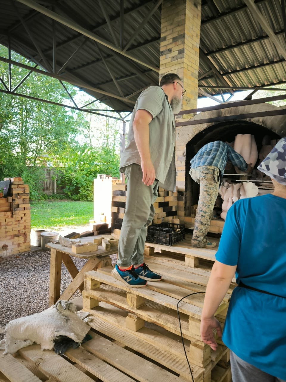 Дровяные обжиги. Мстинская Гончарня