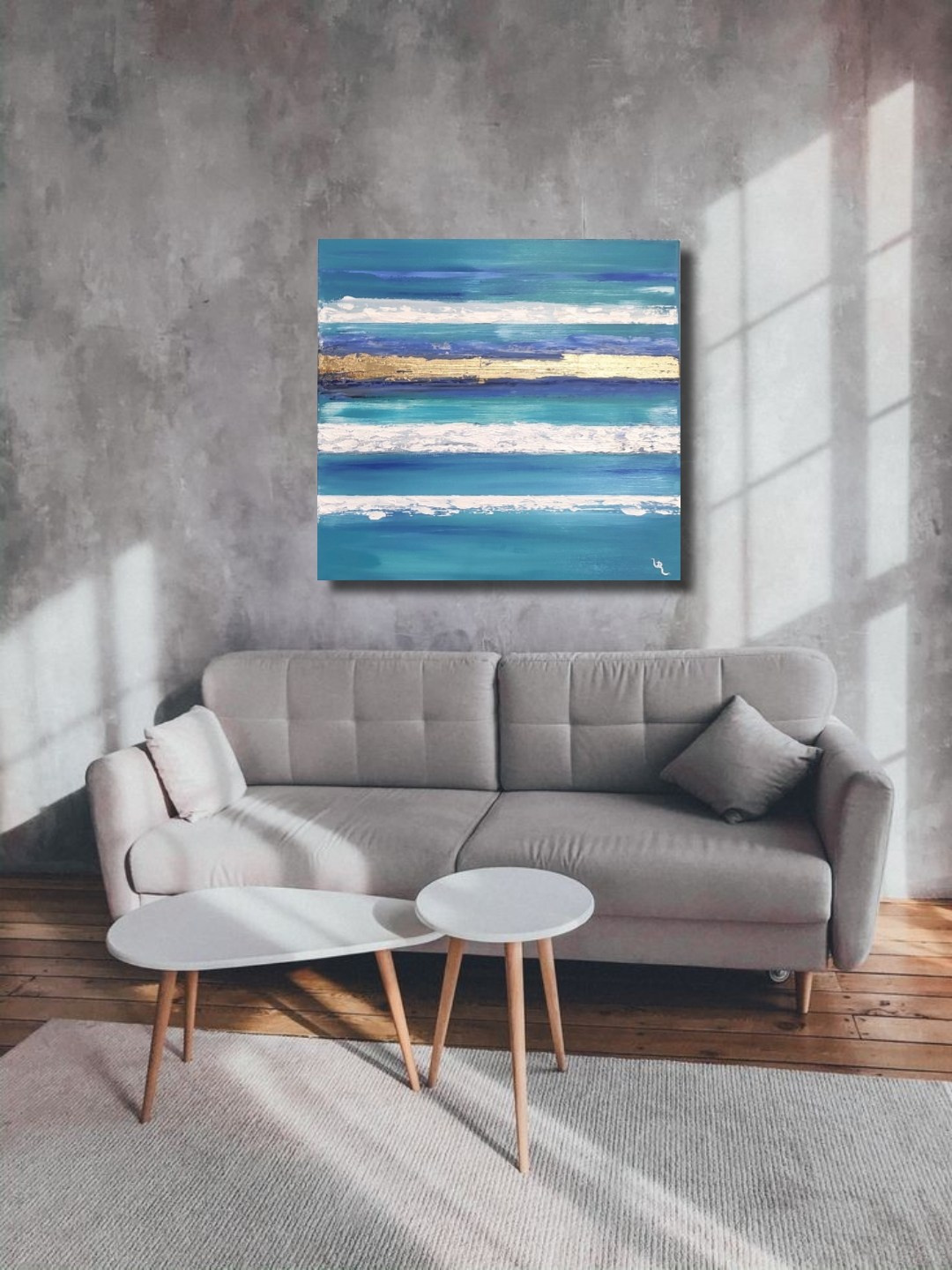 Картина «Мореа» 50×50. Художник Виктория Руш из Москвы