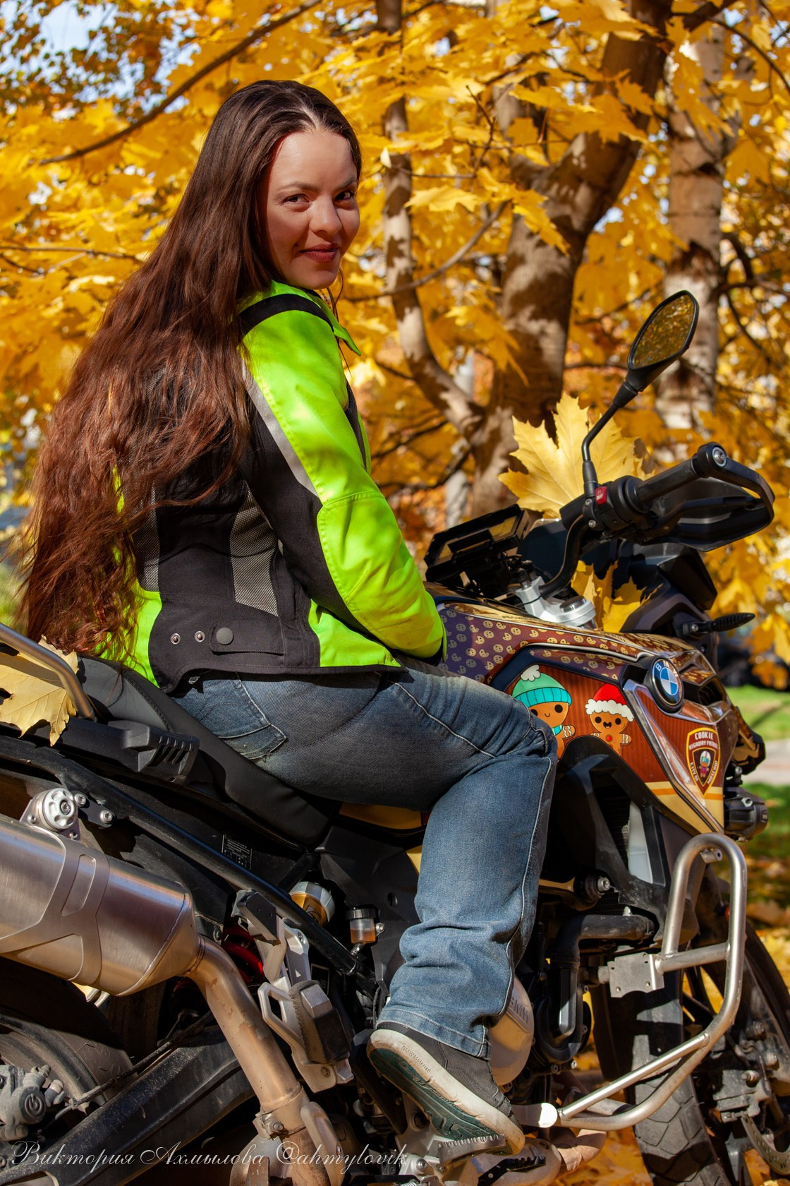Маша Печенька (BMW GS1200). Виктория Ахмылова. Фотограф в Москве