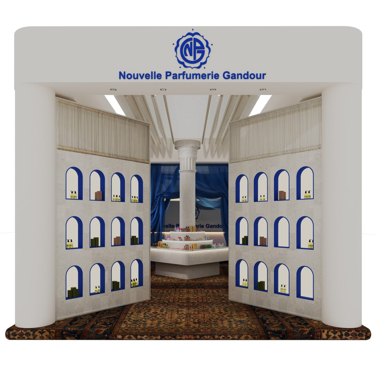 Стенд Dubai BeautyWorld. Дизайнер интерьера в Москве Екатерина Шаймердинова