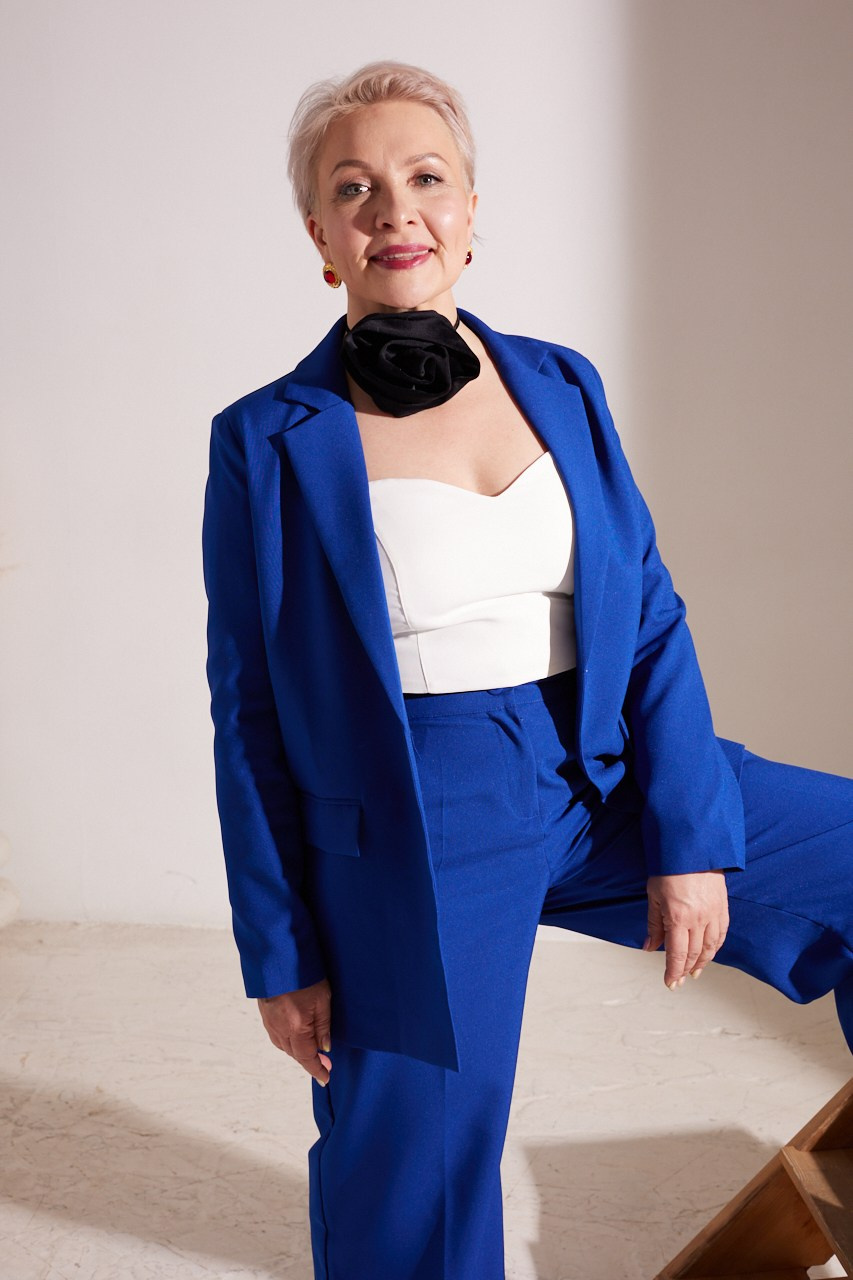 BLUE. Фотомодель