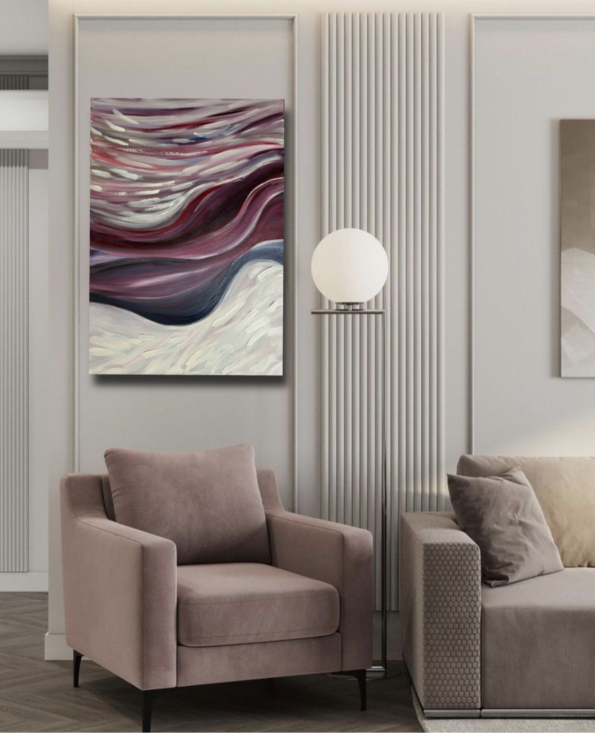 Картина «Цвет страсти» 50×70. Художник Виктория Руш из Москвы