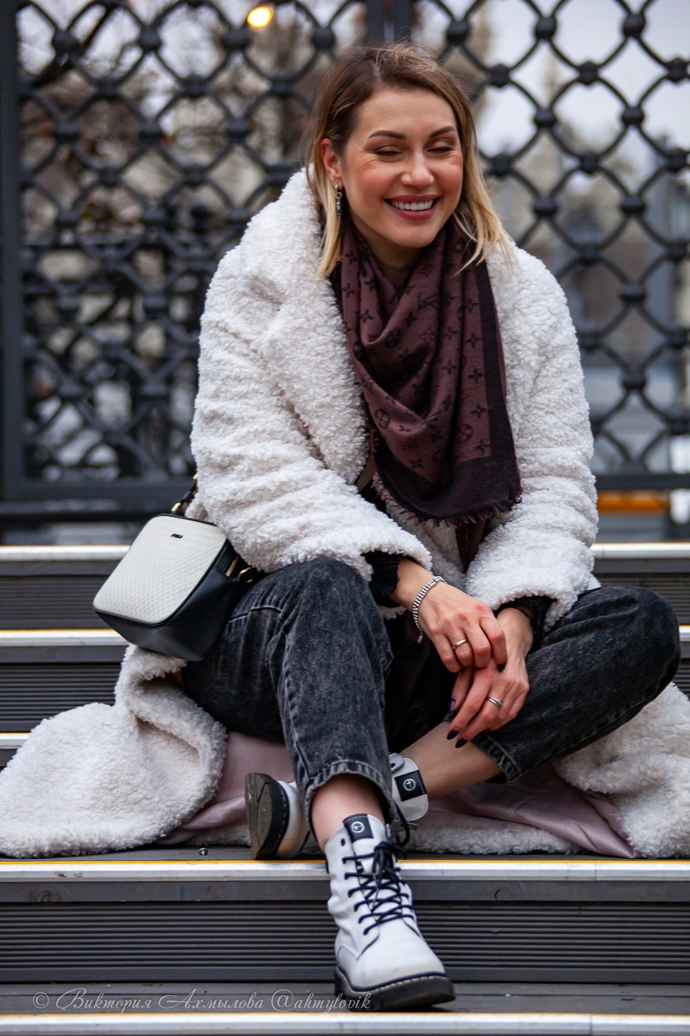 Прогулка с Хаски (Настя). Виктория Ахмылова. Фотограф в Москве