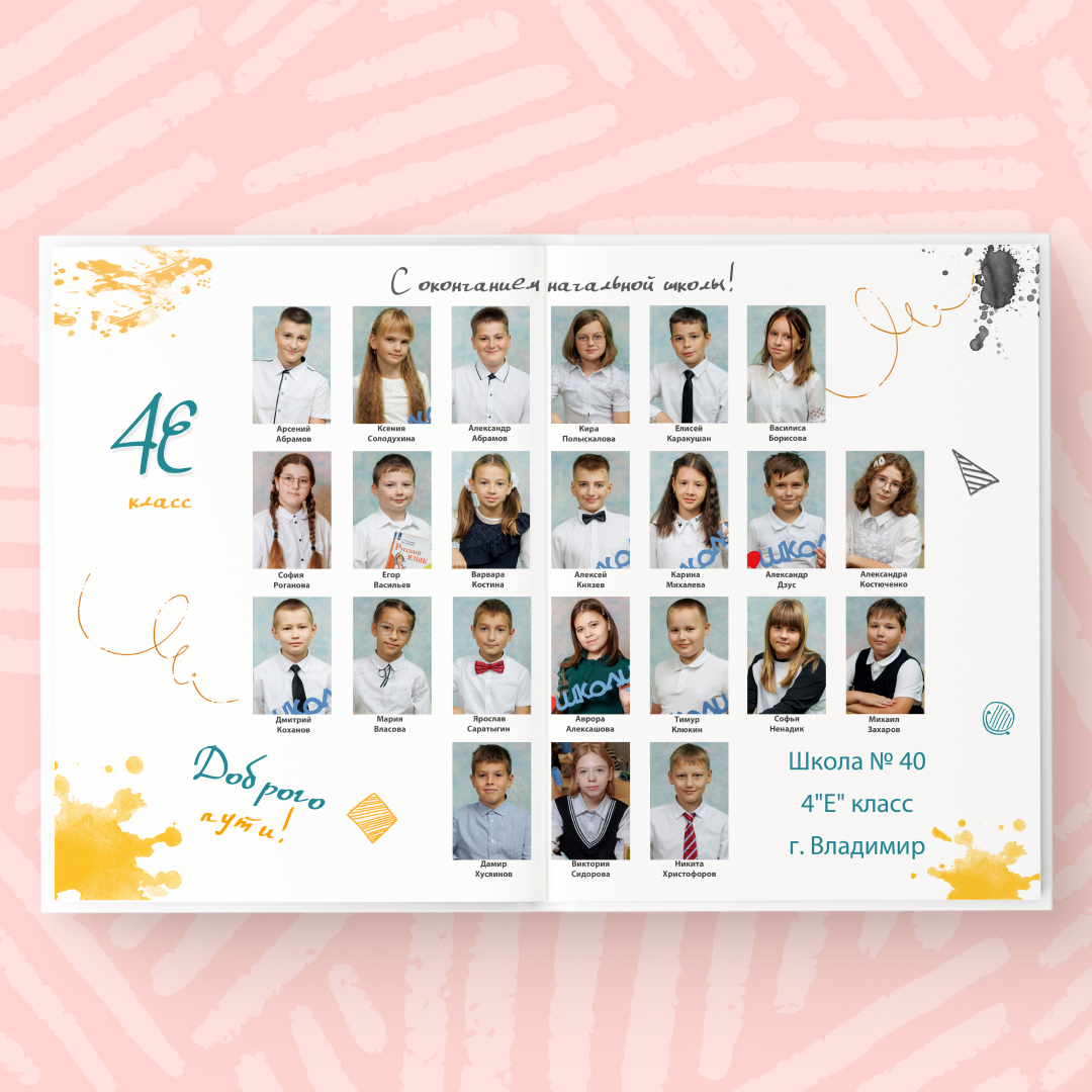 Выпускные альбомы для начальной школы — Владимир и Владимирская область. Выпускные альбомы во Владимире «Выпускник 33» ✨