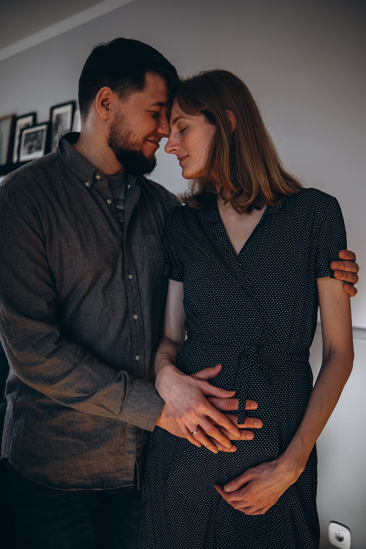 Анна и Арсений. Семейный детский ньюборн фотограф в Москве Марта Петрова