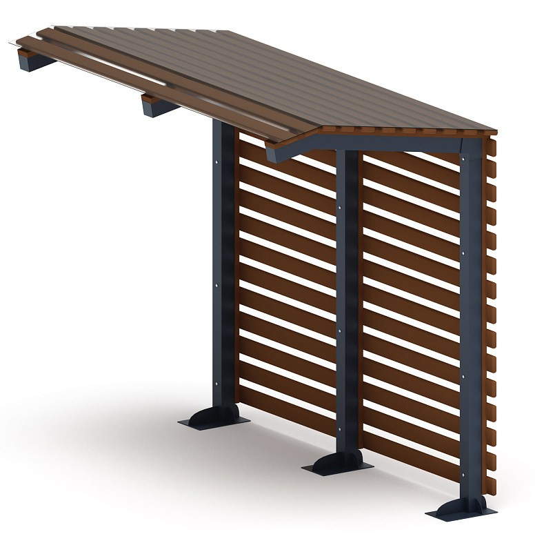 Пергола - МФ 77.00.01 /с поликарбонатом/ Габариты (ШхДхВ): 1710x3000x2770 мм