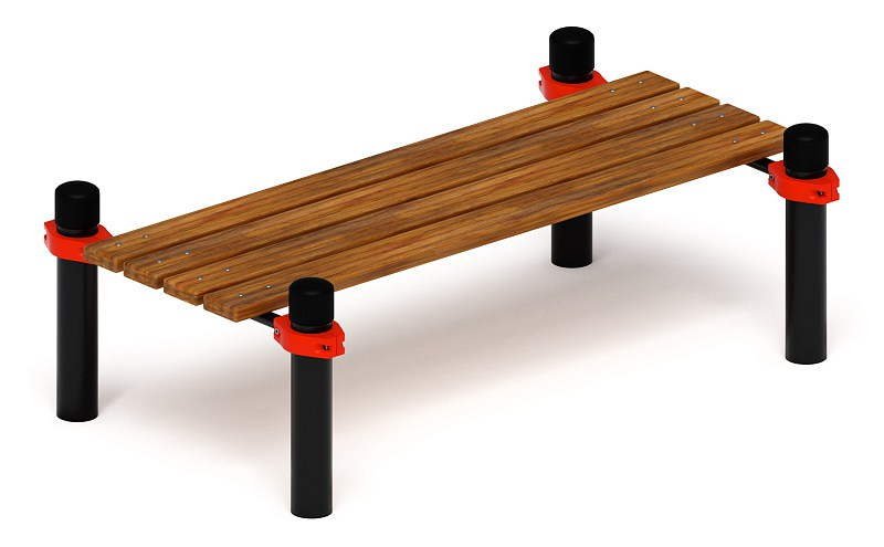 Воркаут 108 красный ВТ 12.12-01 Габариты (ШхДхВ):1600х920х500 Зона безопасности, мм:4600х3920 Возрастные ограничения от 14 лет, весом не более 100 кг