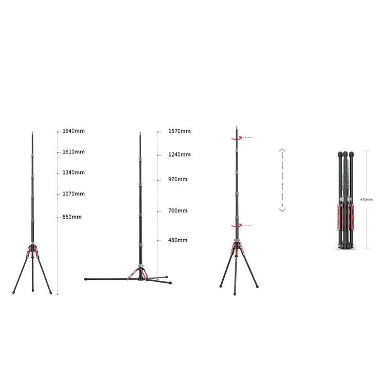 Карбоновая стойка Ulanzi MT-49