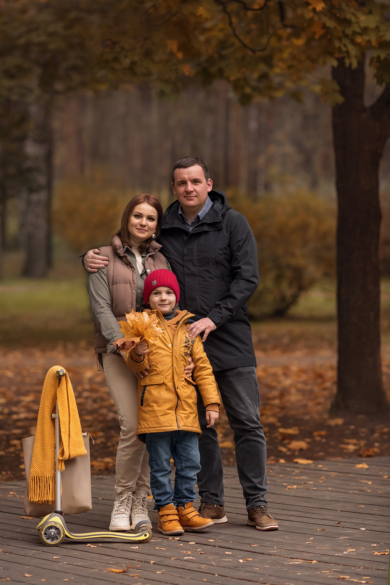 Осенние фотосессия в Санкт-Петербурге. Парк Сосновка. Фотограф Юлия Кондратьева