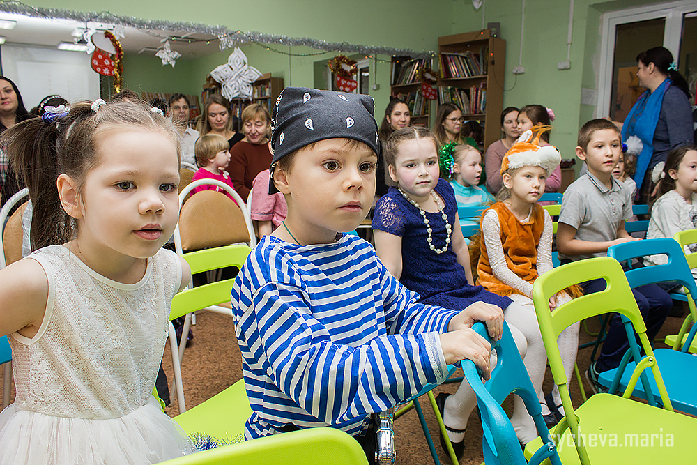 Новый год в детской библиотеке. Детский и семейный фотограф, фотограф мероприятий Нижний Новгород