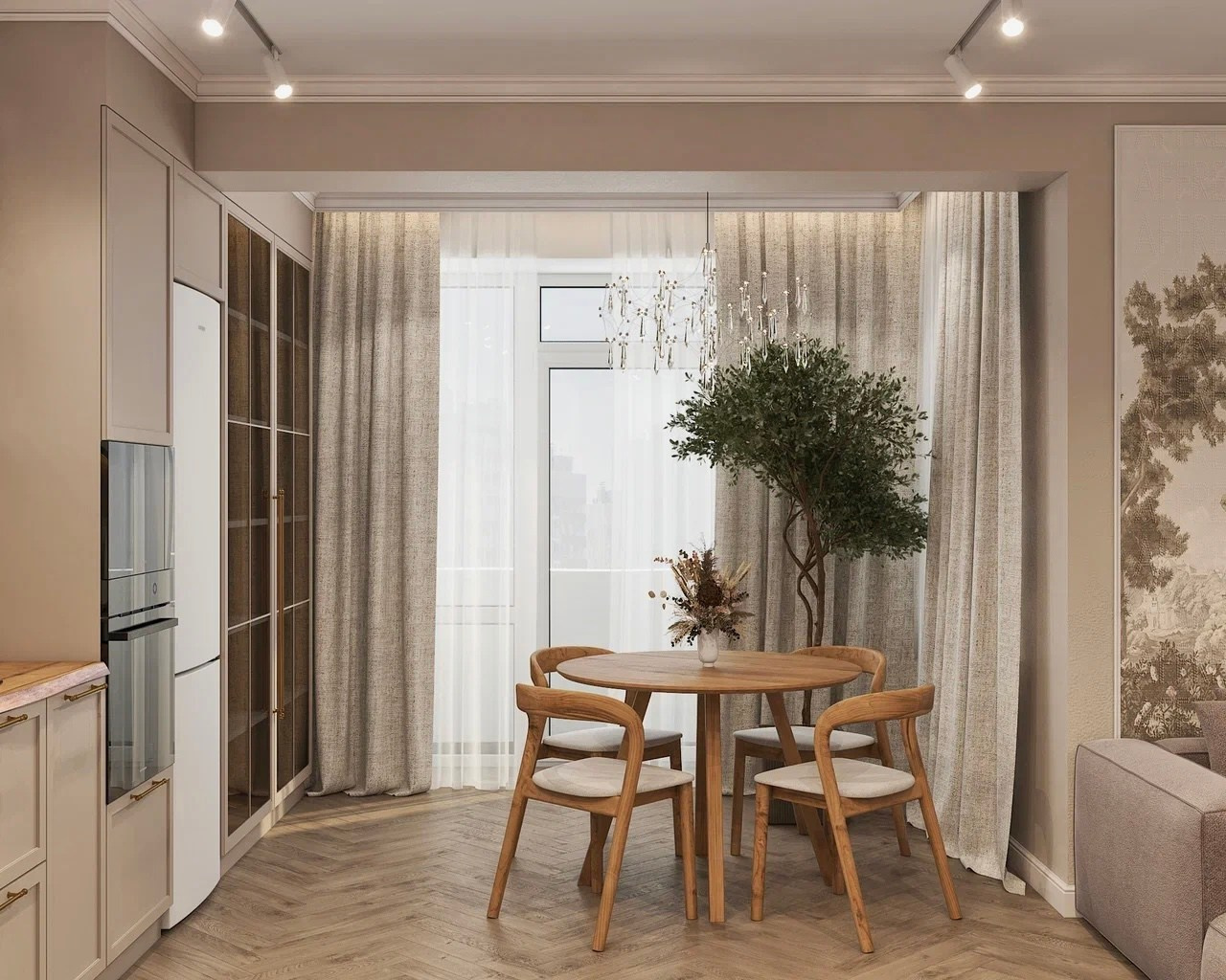 Евротрешка Кухня-гостинная. Design ViVi — Создаем пространство в котором хочется жить