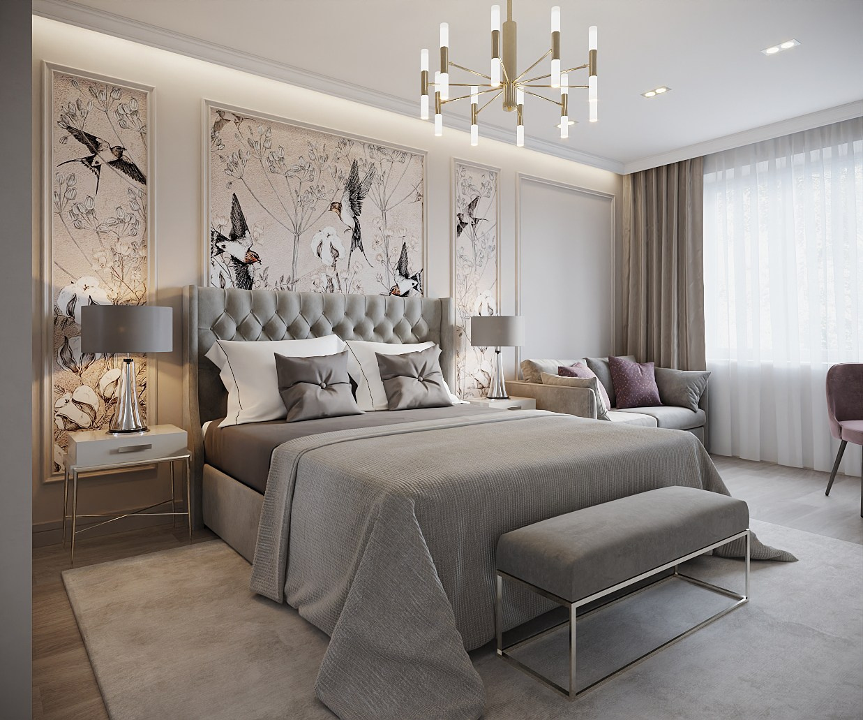 Квартира 74 м², в неоклассике, г. Москва. Студия дизайна