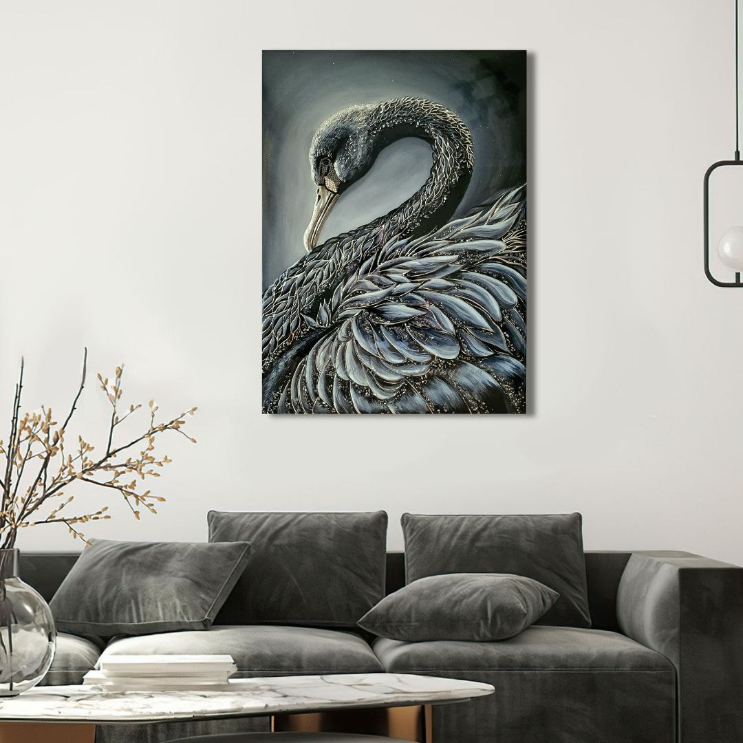 Черный лебедь. Художник