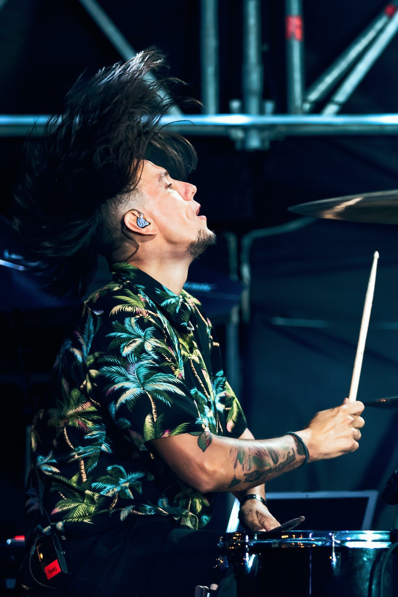 Концерт группы Заточка, 04.07.25, Red Summer, Красный Октябрь. Сергей Дридигер — ударные. 