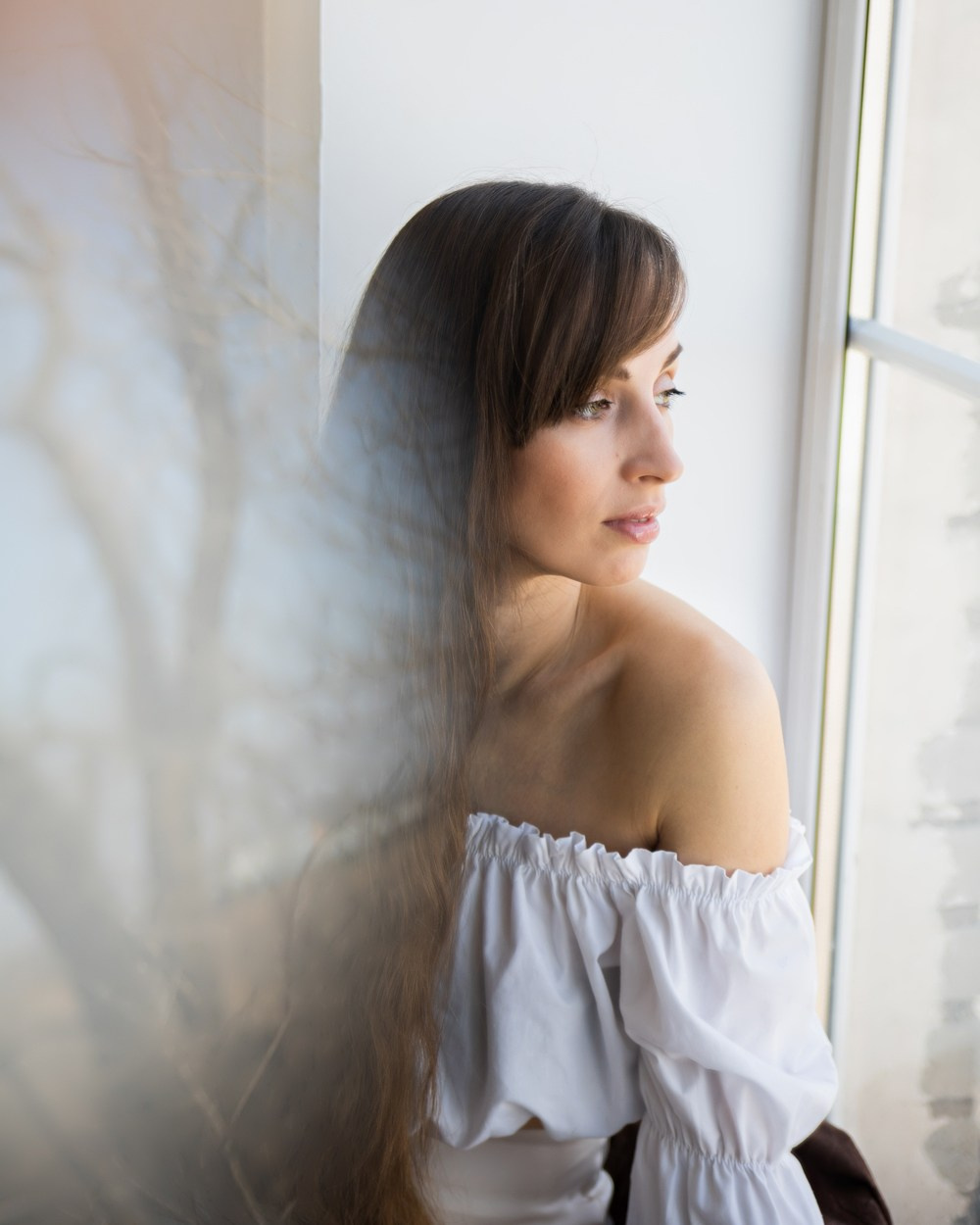 Творческий женский портрет. Фотосъёмка в студии. Арт-фотограф. Фотосъемка, авторские принты для интерьера