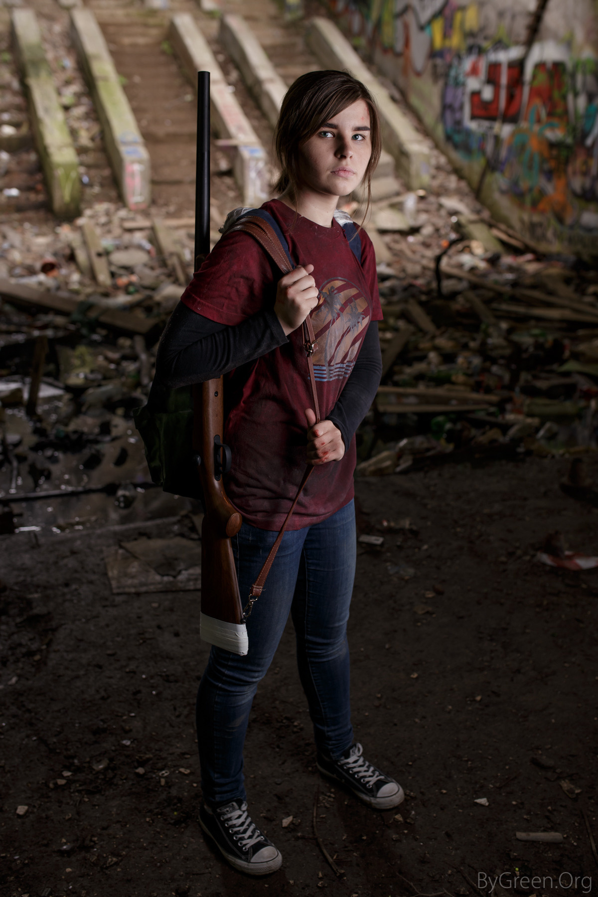 The Last of Us  Ellie & Joel Cosplay photoset