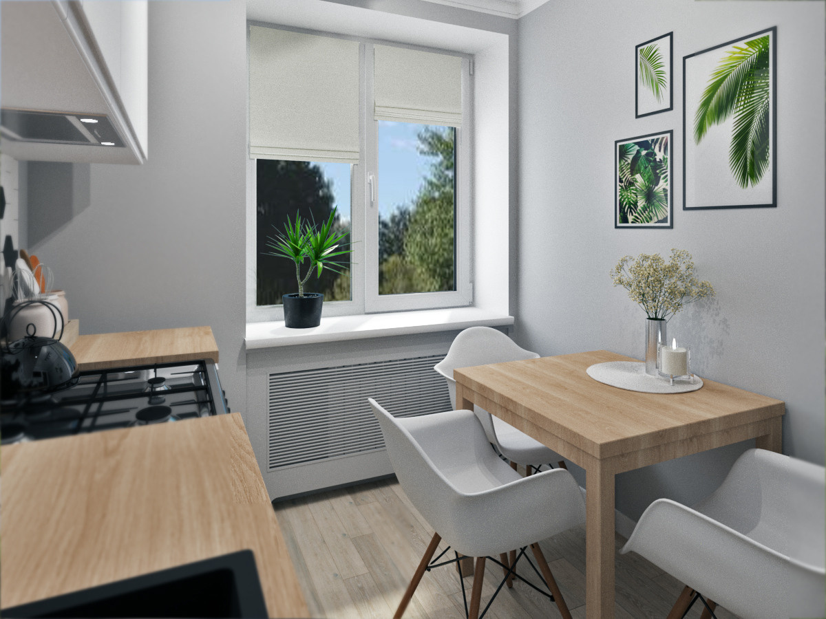 Однокомнатная квартира (31 кв. м.). Дизайн интерьера в Санкт-Петурберге и Москве. Ксения Паршикова