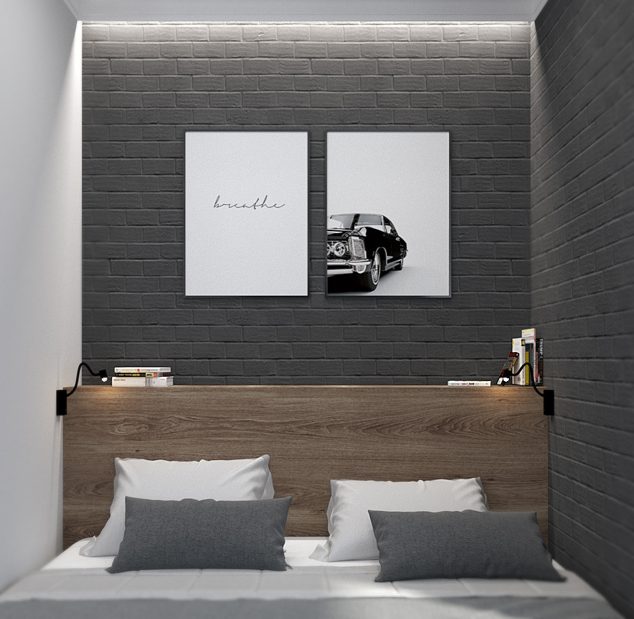 Однокомнатная квартира (31 кв. м.). Дизайн интерьера в Санкт-Петурберге и Москве. Ксения Паршикова