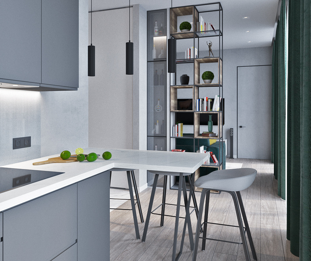 Новая Москва (65 кв. м.). Дизайн интерьера в Санкт-Петурберге и Москве. Ксения Паршикова