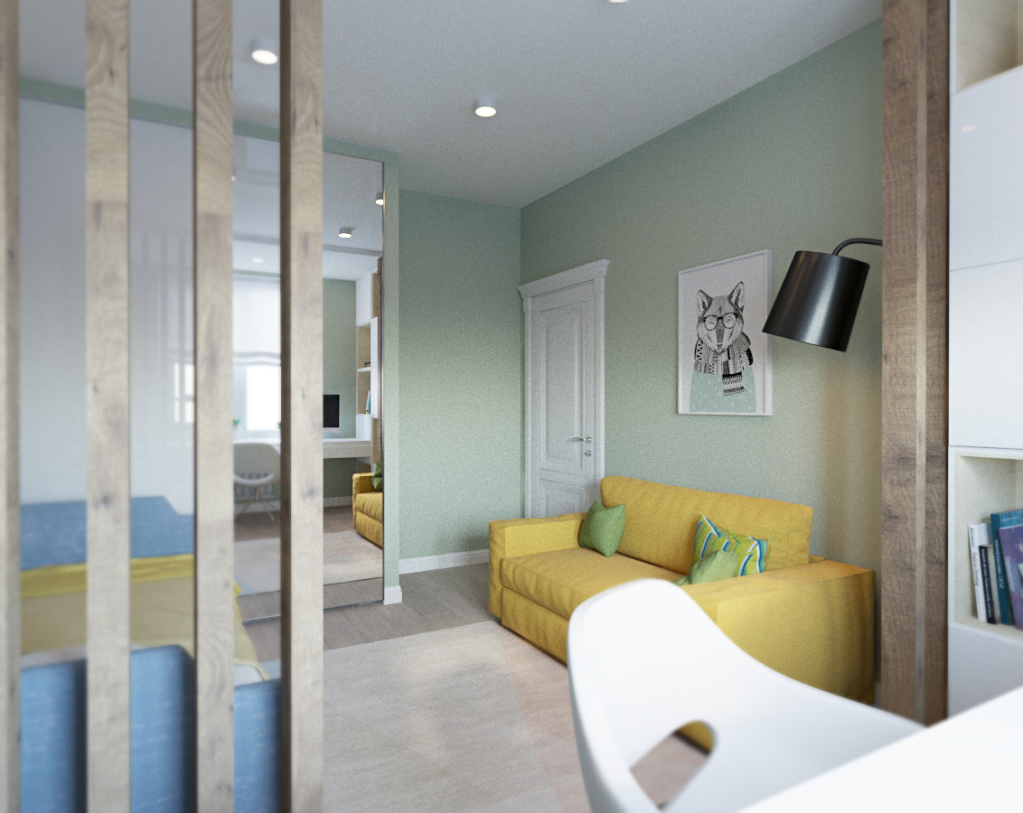 Кудрово (84 кв. м.). Дизайн интерьера в Санкт-Петурберге и Москве. Ксения Паршикова