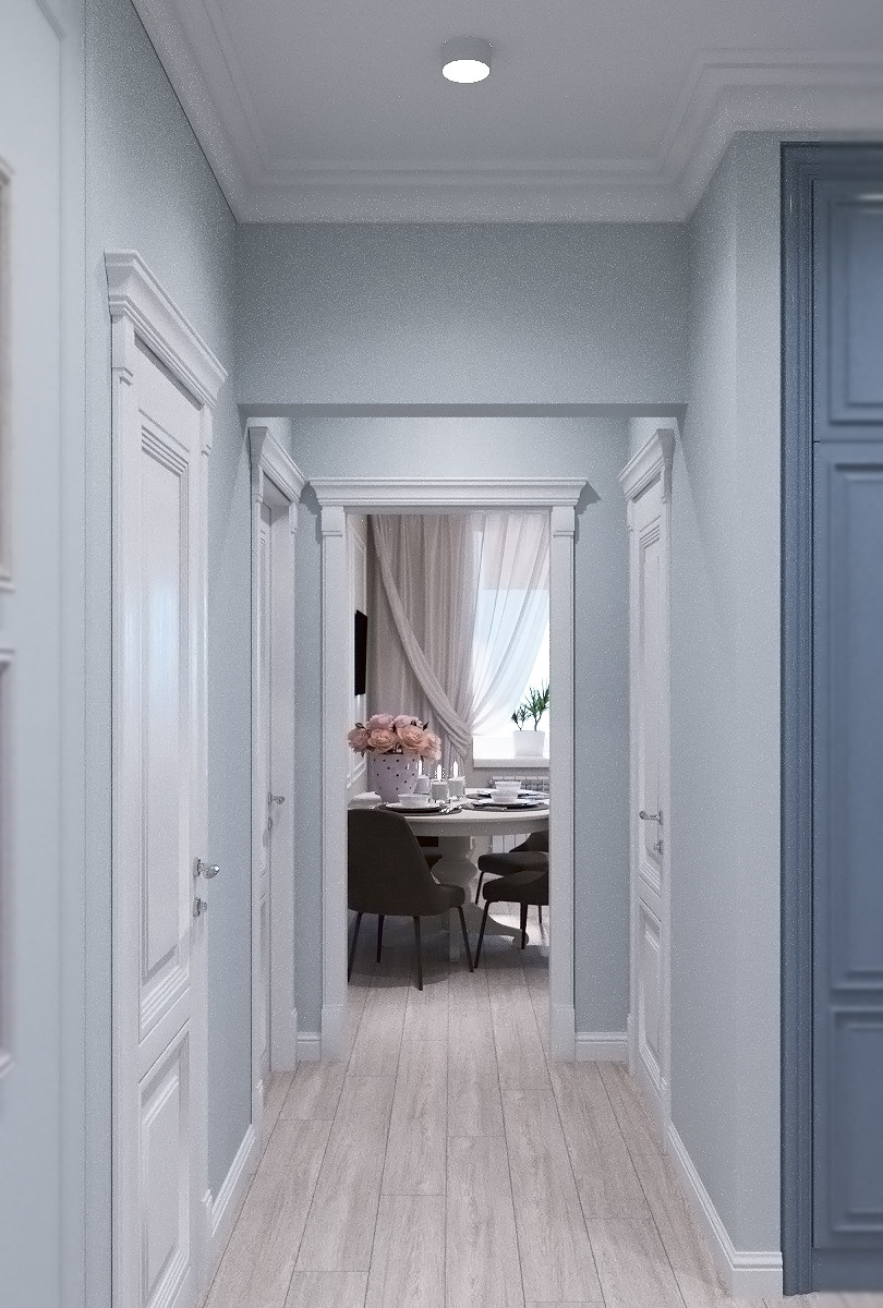 Кудрово (84 кв. м.). Дизайн интерьера в Санкт-Петурберге и Москве. Ксения Паршикова