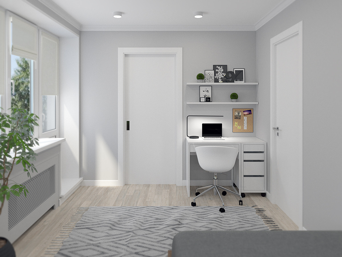 Однокомнатная квартира (31 кв. м.). Дизайн интерьера в Санкт-Петурберге и Москве. Ксения Паршикова