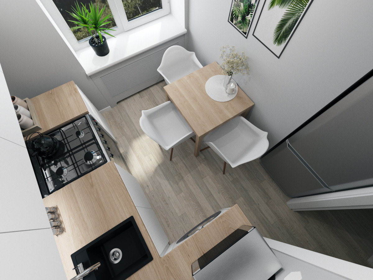 Однокомнатная квартира (31 кв. м.). Дизайн интерьера в Санкт-Петурберге и Москве. Ксения Паршикова