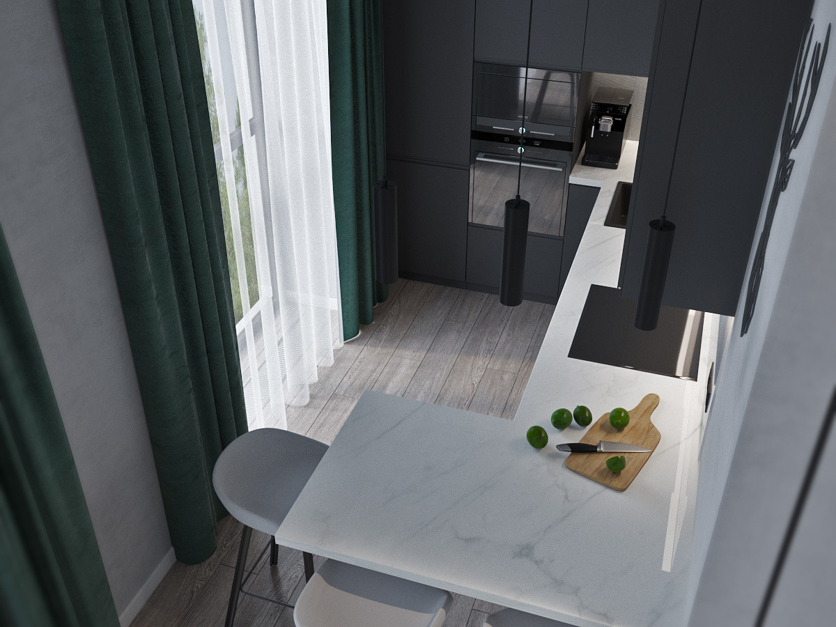 Новая Москва (65 кв. м.). Дизайн интерьера в Санкт-Петурберге и Москве. Ксения Паршикова