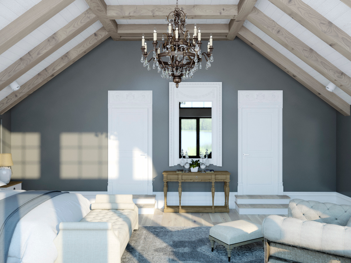 Коттедж д. Жабицы Новгородская обл. Дизайн интерьера в Пскове и Великом Новгороде