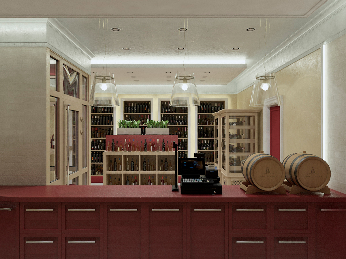 Рюмочная г. Псков. Дизайн интерьера в Пскове и Великом Новгороде