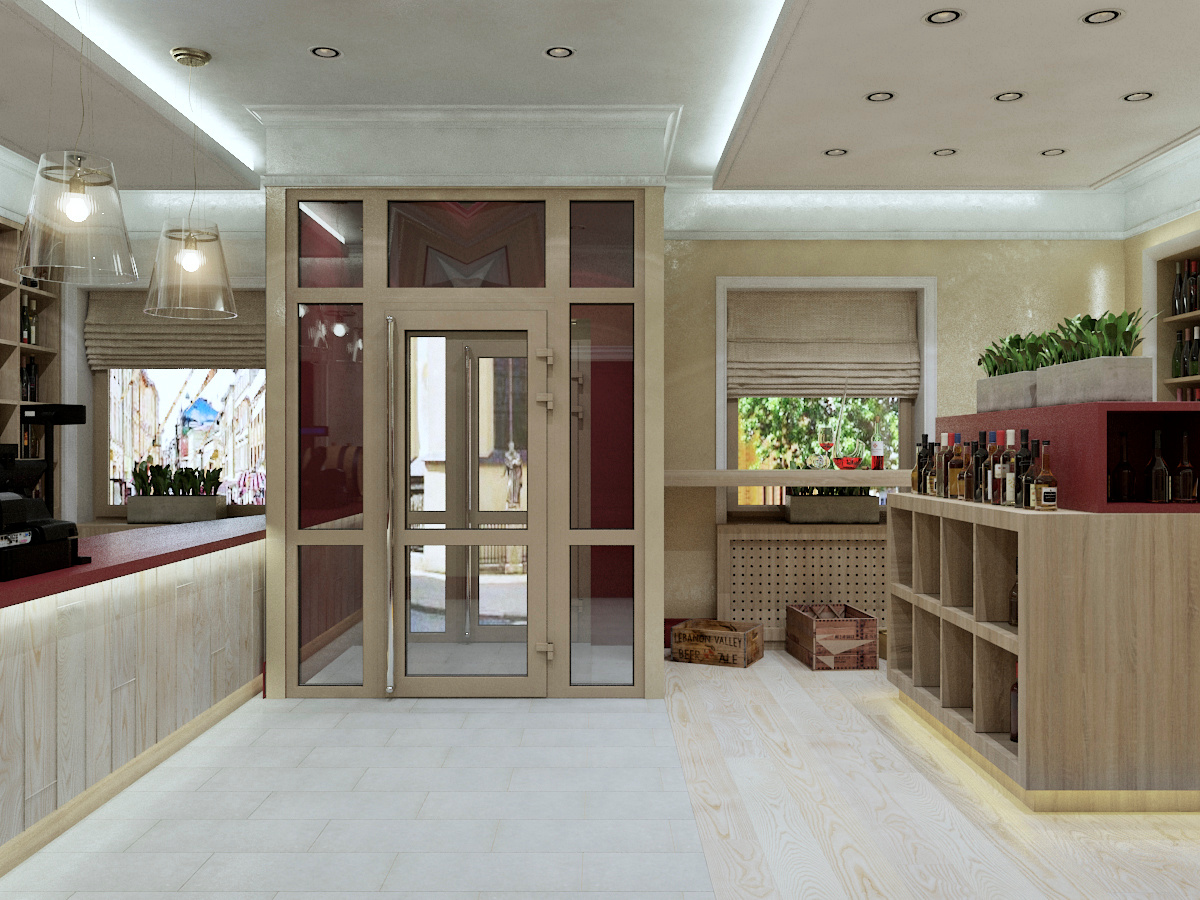 Рюмочная г. Псков. Дизайн интерьера в Пскове и Великом Новгороде