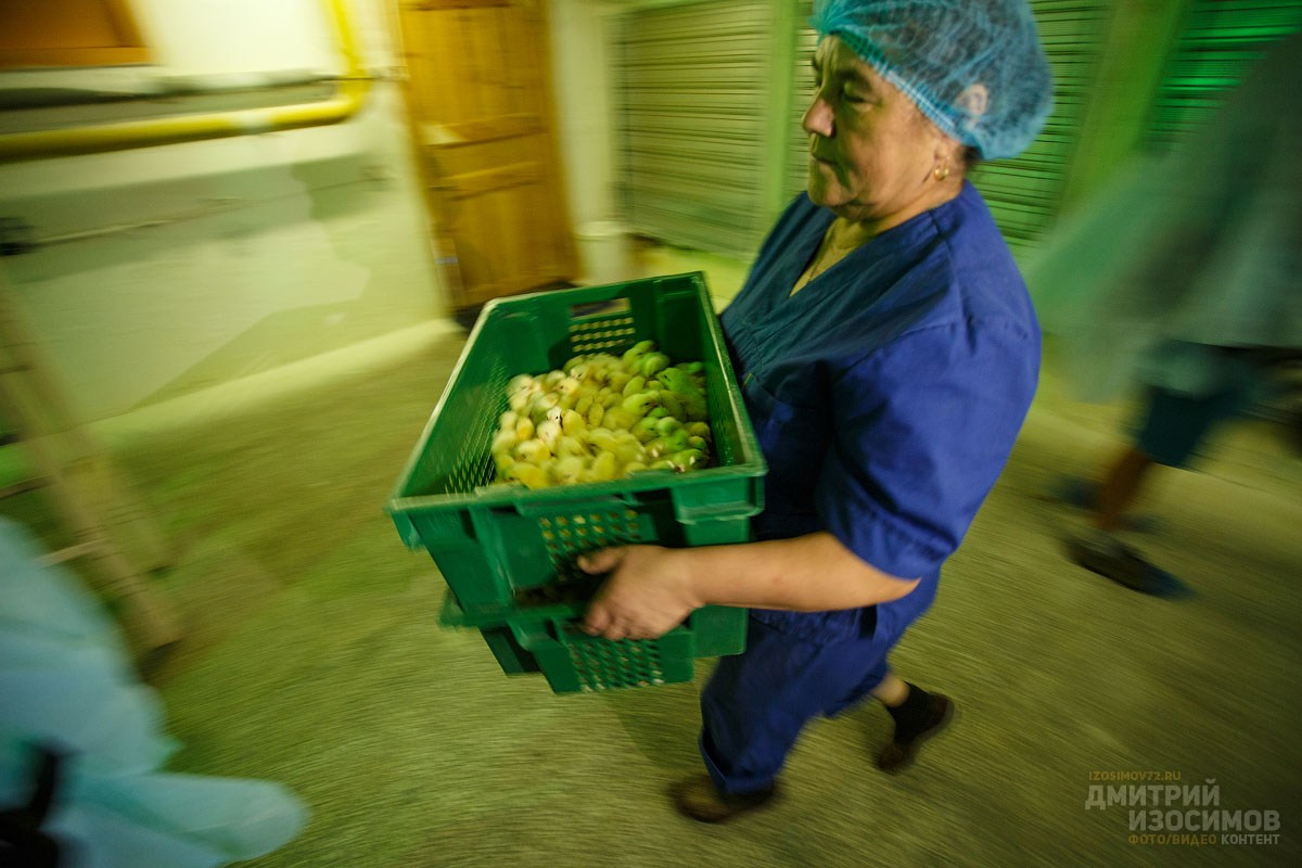 Съёмка на производстве