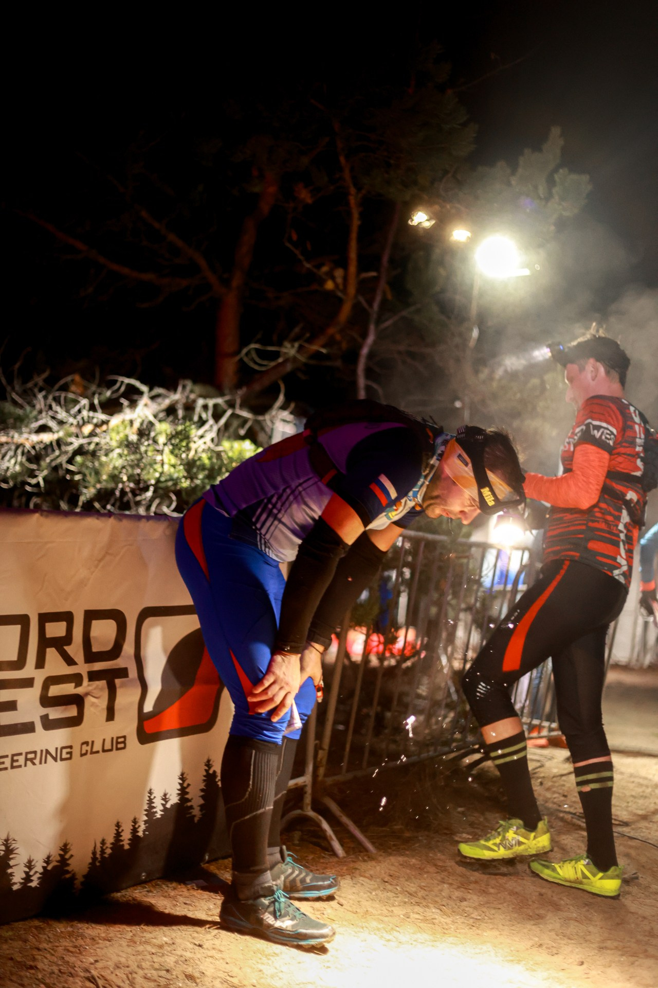 Ночная съемка мероприятия