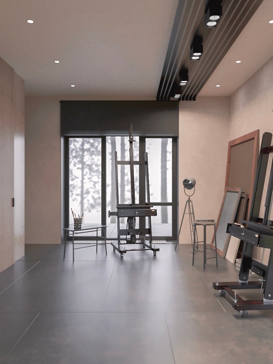 Частный загородный дом. Дизайнер интерьера в Москве Екатерина Шаймердинова