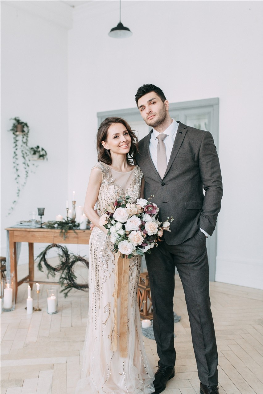 Стильная зимняя свадьба