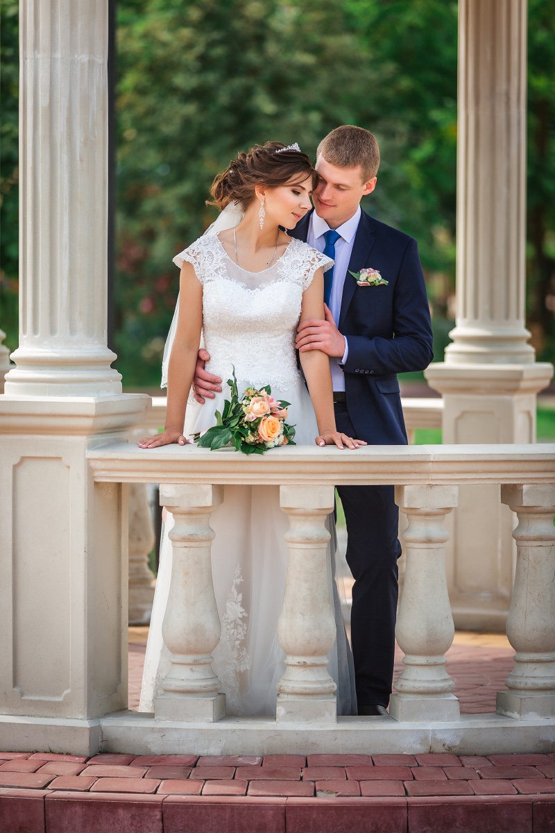 Свадебная съемка в городе Брянске на Набережной
