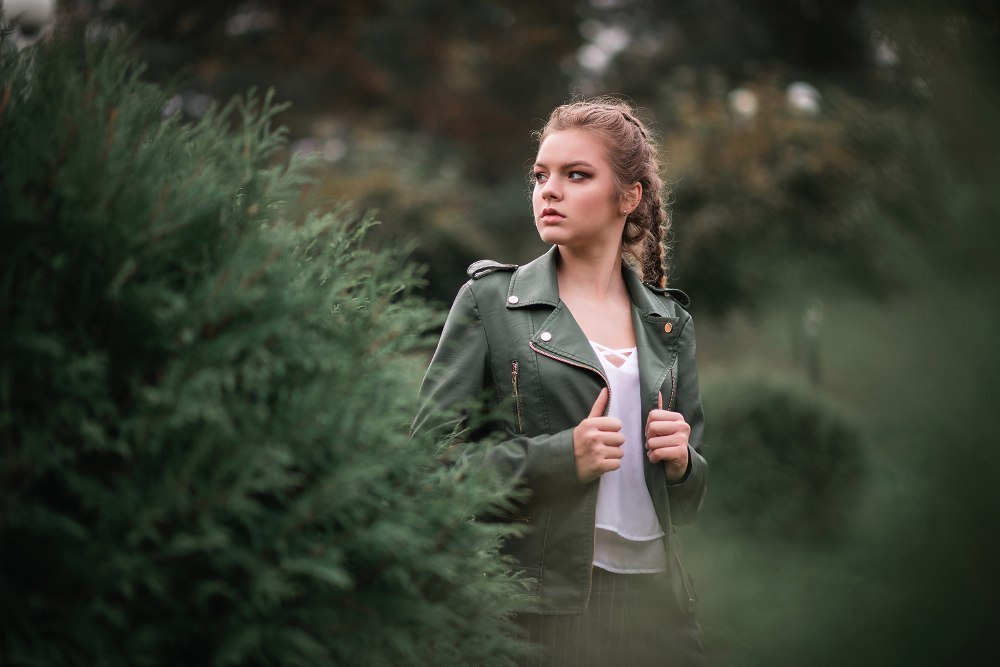 женский портрет, прогулка в брянске, Кристина Каменькова